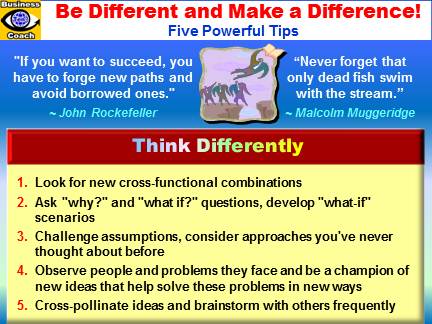 Be Different and Make a Difference! Tips on How To Achieve Great Success