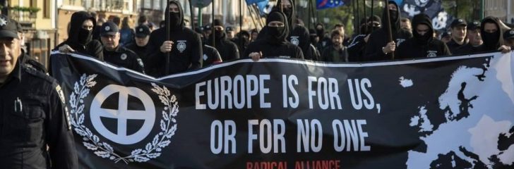 Fascist parade in Ukraine Europe is for us