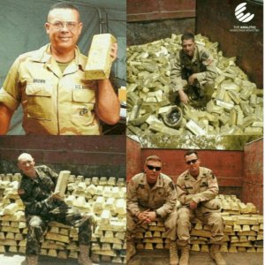 USA army steals Iraq gold