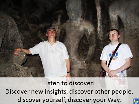 Best Listening quotes Vadim Kotelnikov Listen to discover yourself, your way