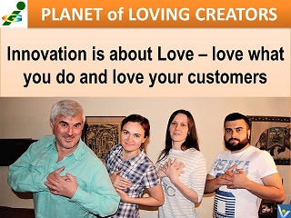 Innompic Planet of Loving Creeators innovation is love