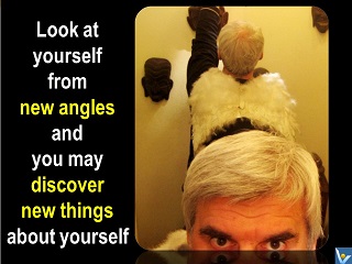 You can fly, creative selfie, mirror, wings, Vadim Kotelnikov