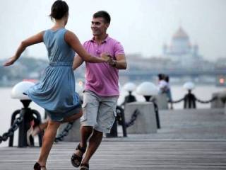 Joyfull Russia photos: Free dancing classes in Moscow